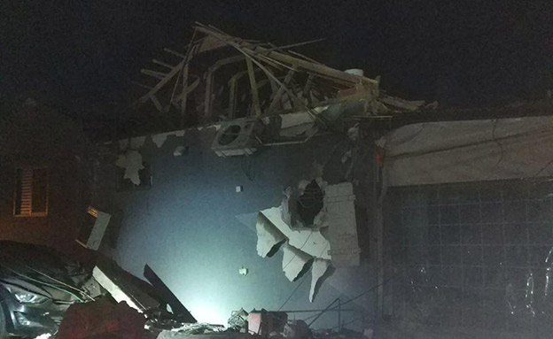 בית באשקלון שנפגע (צילום: חדשות)