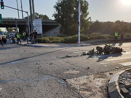 רוכב אופנוע נהרג בתאונה בכביש 40 (צילום: מד