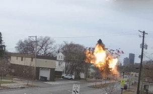 פיצוץ עז הפר את השבת השקטה בעיירה בארה"ב (צילום: CNN, חדשות)