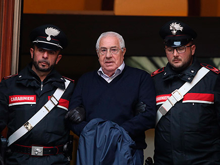 מעצר ראש המאפיה הסיציליאנית באיטליה (צילום: AP, חדשות)