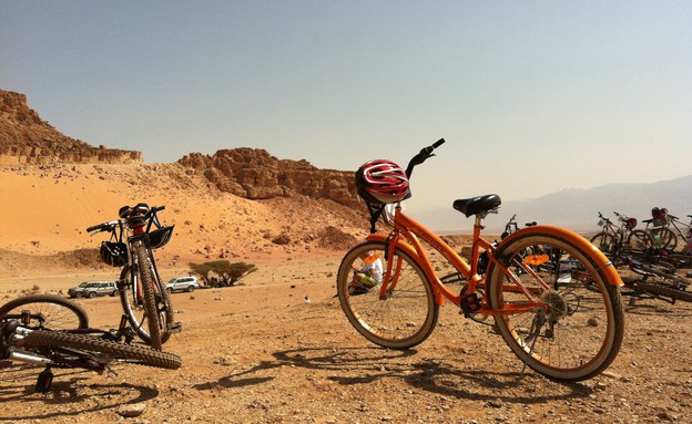 אופניים בערבה  (צילום: נמרוד כהן)