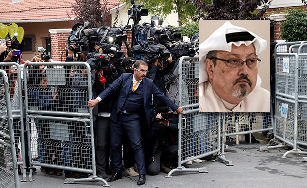 חאשוקג'י וזירת הרצח בשגרירות סעודיה באיסטנבול (צילום: cnn, רויטרס, חדשות)