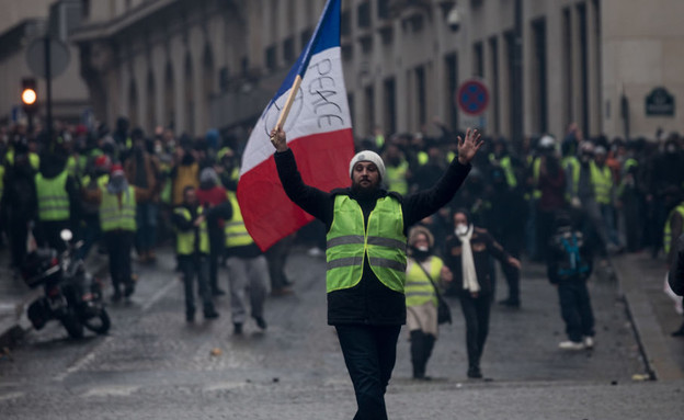מהומות בפריז (צילום: GettyImages)