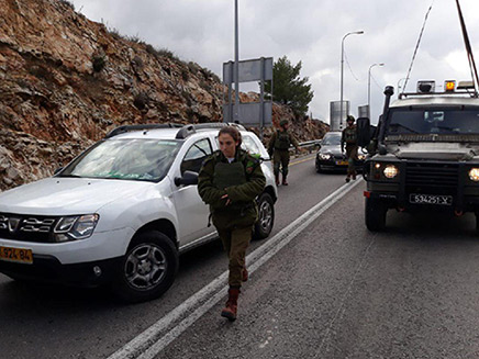 הפיגוע בגבעת אסף (צילום: דוד מיכאל כהן/TPS, חדשות)