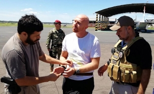 טרייגר לאחר מעצרו השני (צילום: משטרת פרגוואי, חדשות)