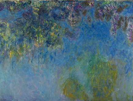 יצירה של מונה (צילום: Claude Monet [1840-1926], Blauweregen, 1917-1920, olieverf op doek)
