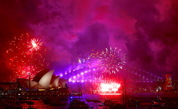 חגיגות השנה החדשה בסידני, אוסטרליה (צילום: רויטרס, חדשות)