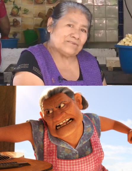 סבתא של קוקו (צילום: באדיבות יח"צ yes; פייסבוק - Azteca Sonora)