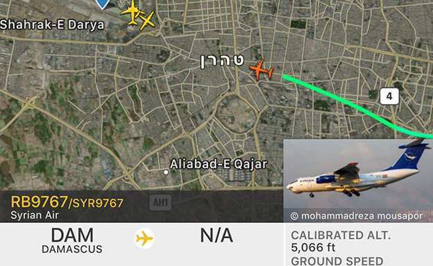 הגברת הטיסות לסוריה מטהרן (צילום: חדשות)