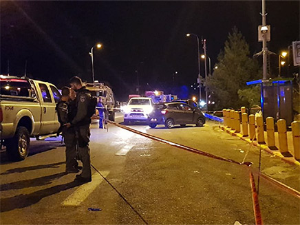 זירת פיגוע הירי בעפרה (צילום: ענבל ראובני / TPS, חדשות)