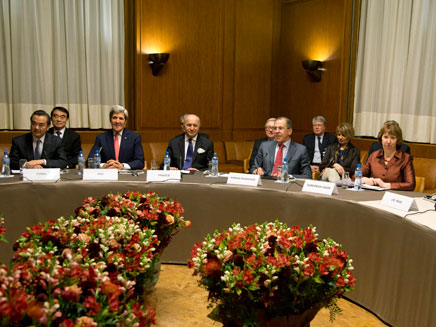 השיחות בז'נבה סביב הסכם הגרעין האירני (צילום: רויטרס, חדשות)