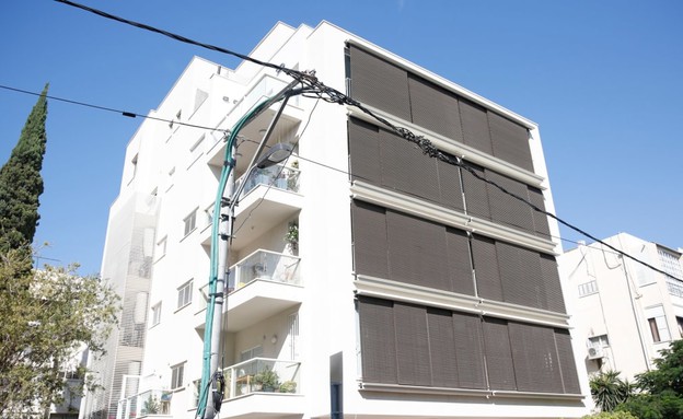 הבניין שבו רכש אהוד אולמרט את הפנטהאוז בתל אביב (צילום: מוטי מילרוד, TheMarker)