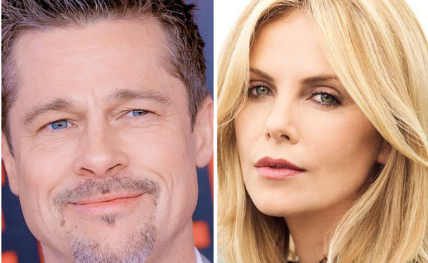 שרליז ת'רון, בראד פיט (צילום: אינסטגרם - charlizetheronlove, bradpitt.lover)