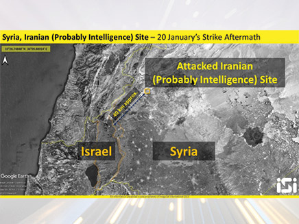 בניין מודיעין אירני שהותקף בסוריה (צילום: ISI - ImageSat International‎, חדשות)