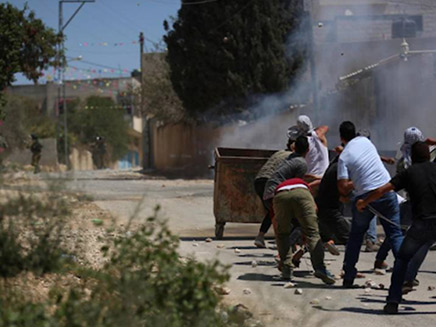 העימותים בגדה, היום (צילום: ללא, חדשות)