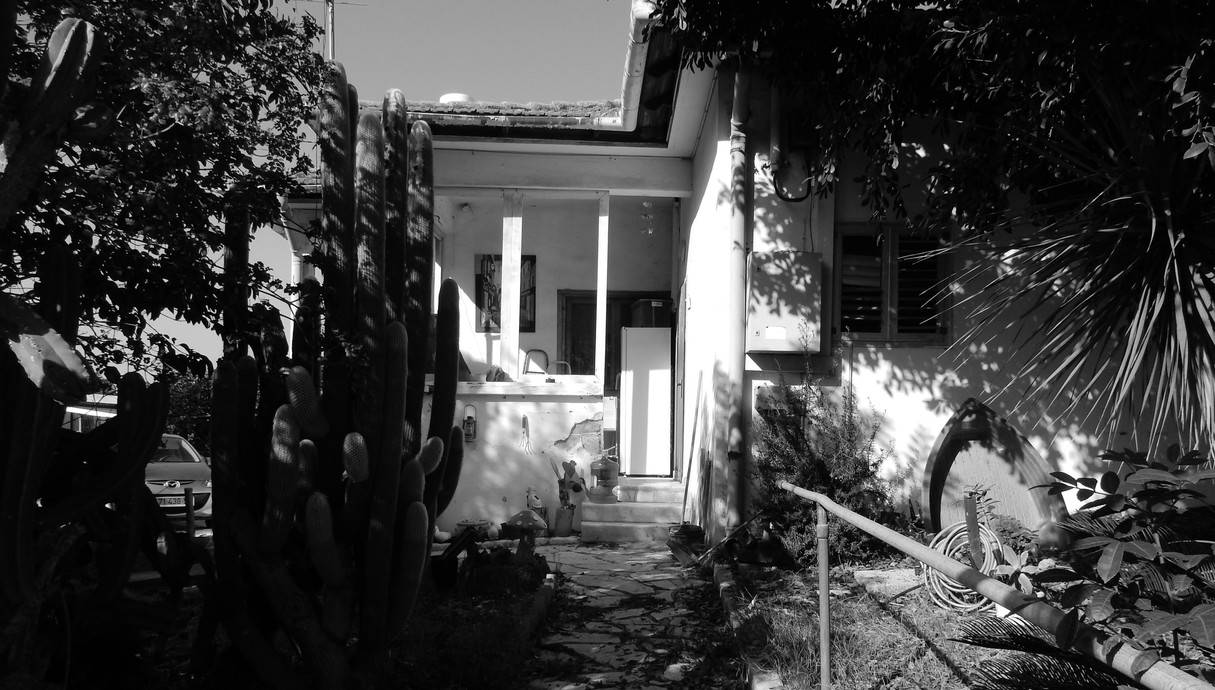 בית במושב, סטודיו הנקין שביט, שביל הכניסה לפני השיפוץ