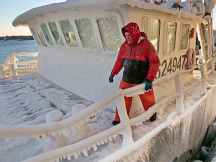 גל הקור בארה"ב