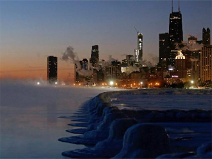 גל הקור בארה"ב