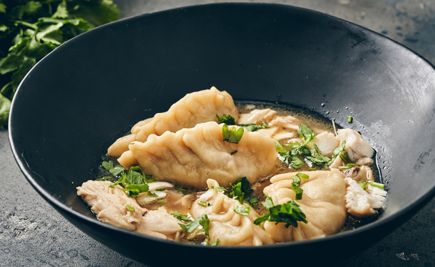 מרק דגים עם כיסונים