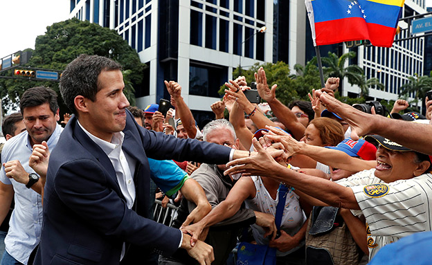 יו"ר האופוזיציה ונצואלה חואן גואידו (צילום: רויטרס, חדשות)