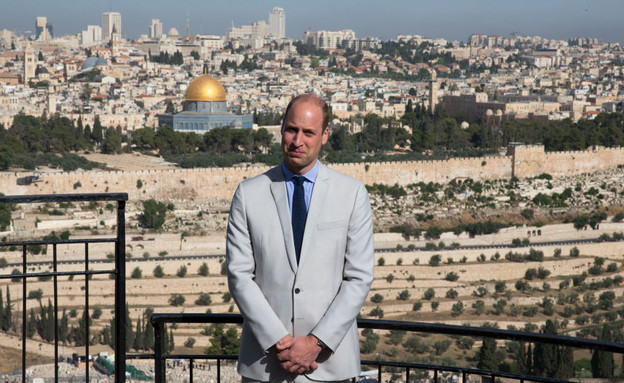 הנסיך וויליאם בביקור בירושלים (צילום: GettyImages - Robin Nunn)