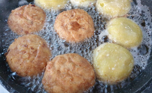 פסטלים מרוקאיים - שלב הטיגון