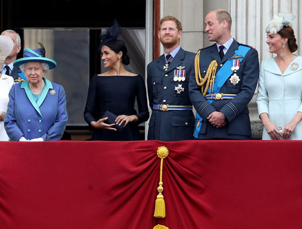 בני משפחת המלוכה הבריטית (צילום: GettyImages - chris jackson)