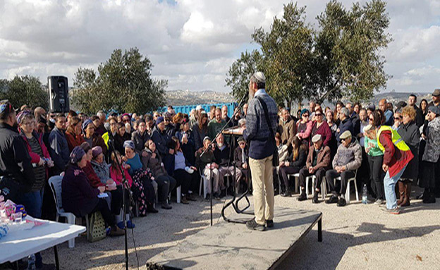 הלווייתה של אנסבכר ז"ל (צילום: מאיר אליפור/TPS, חדשות)