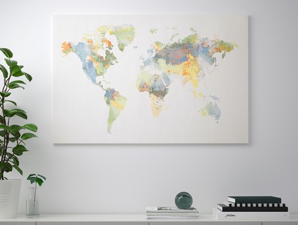 מפת העולם איקאה 2 (צילום: IKEA USA)
