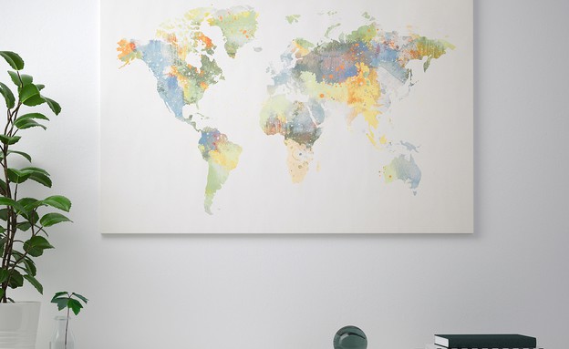 מפת העולם איקאה 2 (צילום: IKEA USA)