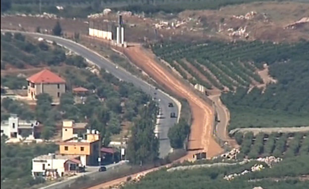 מתווה החומה שנבנית בגבול לבנון (צילום: חדשות)