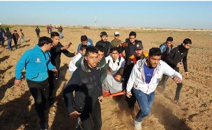 הפלסטינים דיווחו על שני הרוגים (צילום: צילומים פלסטיניים, חדשות)