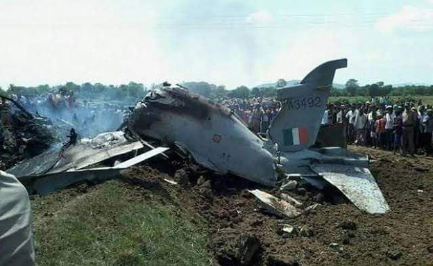 המטוס ההודי שהופל (צילום: חדשות)