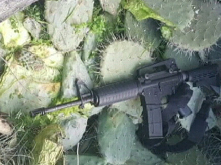 הנשק ששימש לרצח (צילום: דוברות המשטרה‎, חדשות)