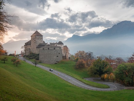 טירת Vaduz Castle, ליכטנשטיין (צילום: בני אהרון)