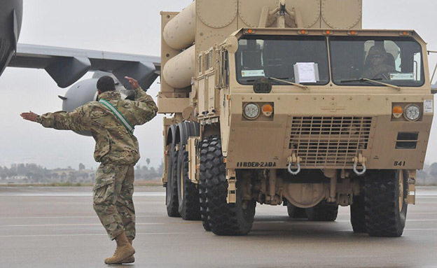 פריסת תרגיל של מערכת ההגנה THAAD בישראל (צילום: דובר צהל, חדשות)