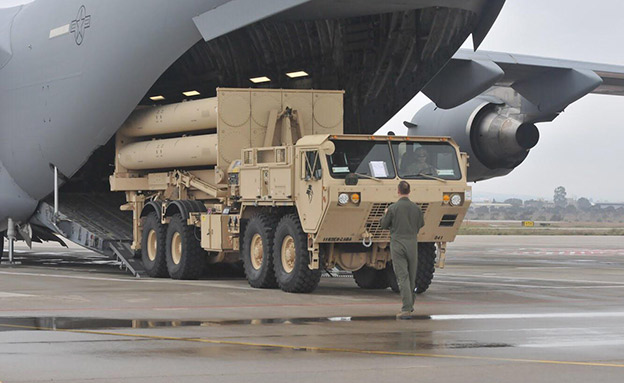 פריסת תרגיל של מערכת ההגנה THAAD בישראל (צילום: דובר צהל, חדשות)