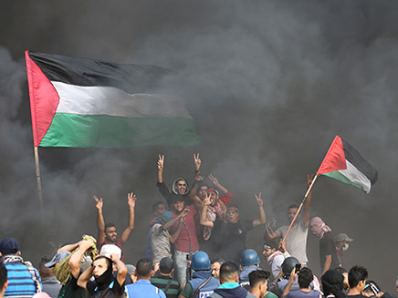 מהומות ליד גבול עזה (צילום: רויטרס, חדשות)