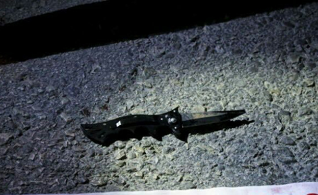 הסכין שבאמצעותה דקר (צילום: חדשות)