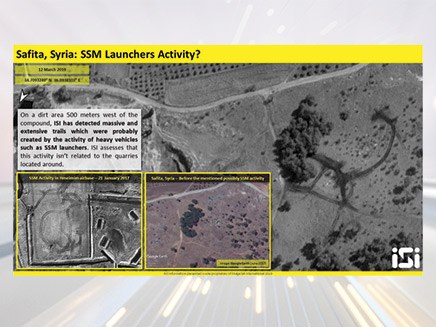 משגרי טילים שצולמו מהאוויר (צילום: ImageSat International ISI, חדשות)