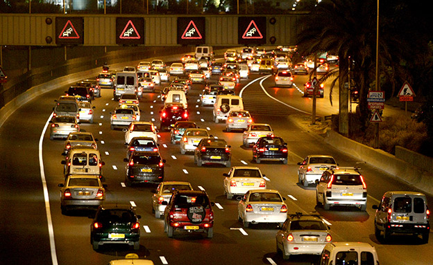 ישראל בראש טבלת הצפיפות בכבישים ב-OECD (צילום: משה שי, Flash 90, חדשות)