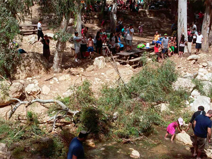 נחל פרת, ארכיון (צילום: דוברות משטרה מחוז ש