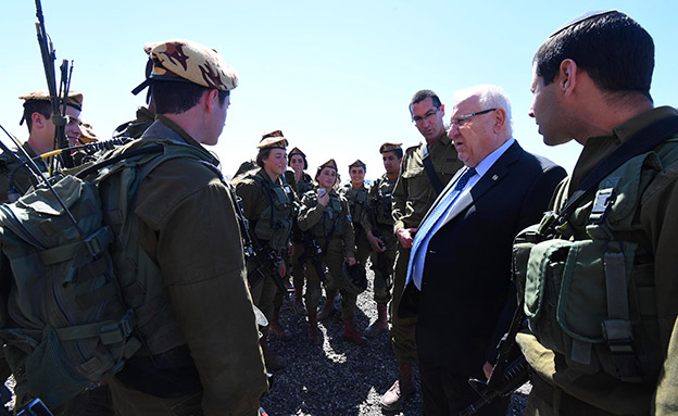 הפרויקט יטיב עם כלכלת ישראל". ריבלין במה (צילום: מארק ניימן / לע"מ, חדשות)