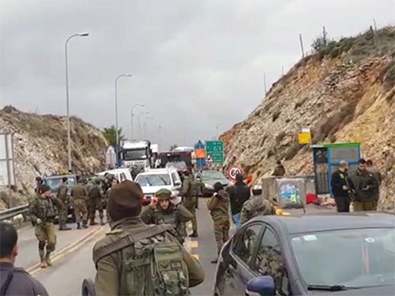 פיגוע ירי סמוך לגבעת אסף (צילום: החדשות)
