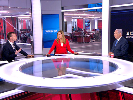 נתניהו אמש באולפן