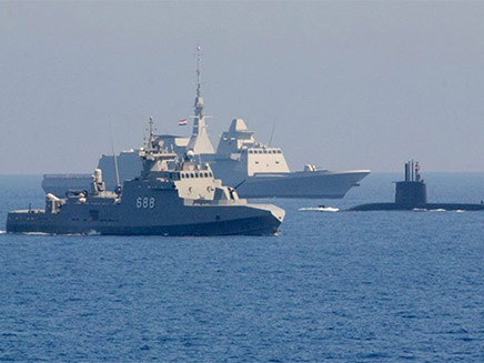 התעצמות חיל הים המצרי (צילום: חדשות)