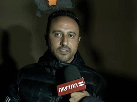 אליאב וענונו תושב שדרות שביתו נפגע (צילום: החדשות)