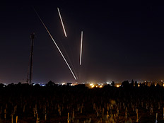 ירי רקטות מעזה (צילום: רויטרס, חדשות)