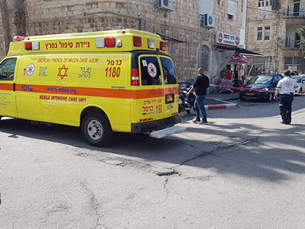 זירת הירי בחיפה (צילום: תיעוד מבצעי מד