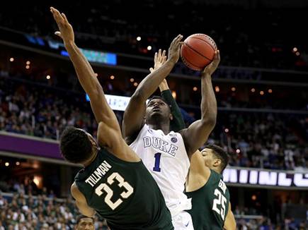 ועכשיו, ל-NBA. וויליאמסון (צילום: Patrick Smith/Getty Images) (צילום: ספורט 5)